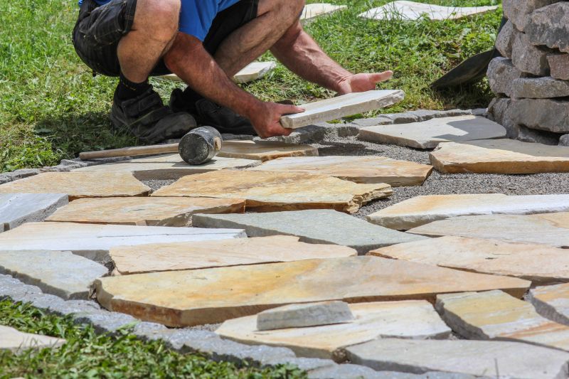 Sandstone Patio Installation
