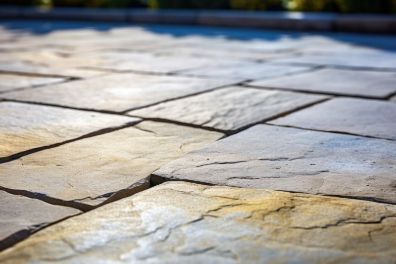 Sandstone Patio Installation detail